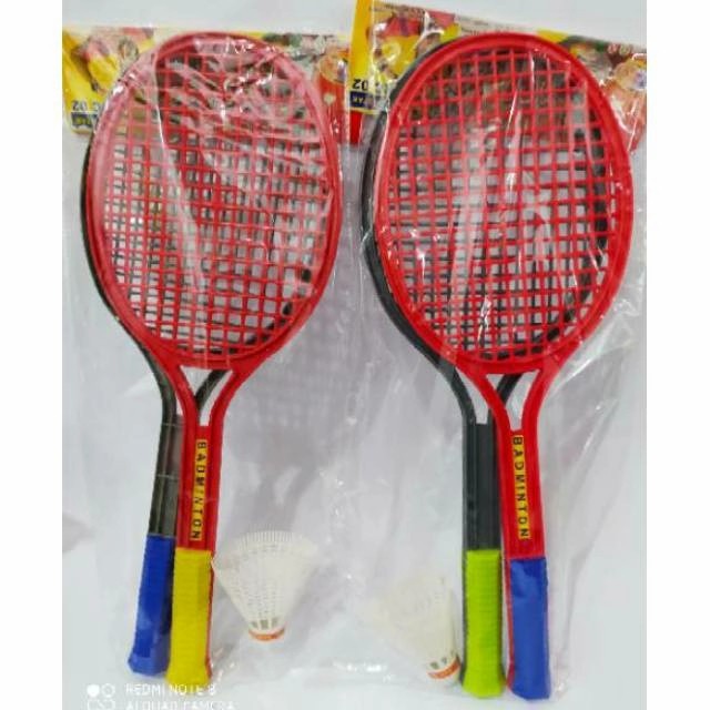 MAINAN RAKET BADMINTON PLASTIK MAINAN ANAK MURAH KADO