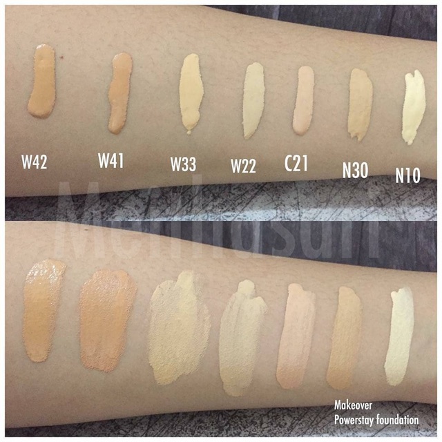 ❤ MEMEY ❤ MAKE OVER POWERSTAY Weightless Liquid foundation 33ml