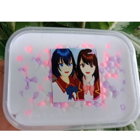 SAKURA SCHOOL SIMULATOR HIASAN FLOAM ORIGINAL WHITE SLIME BY DAVINA