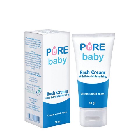 PURE Baby Rash Cream Krim Iritasi Bayi Dengan Pelembab 50 Gram