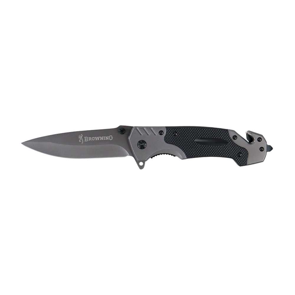 BROWNING Pisau Lipat Outdoor Portable Knife Survival Tool - 440C