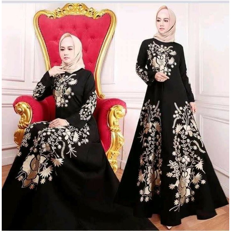 Abaya bordir Abaya hitam Abaya Arab gamis Abaya Turkey Gamis Abaya Bordir gamis Abaya hitam