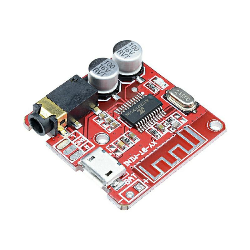 mini bluetooth 4.1 audio receiver bluetooth decoder mp3 (pcb merah)