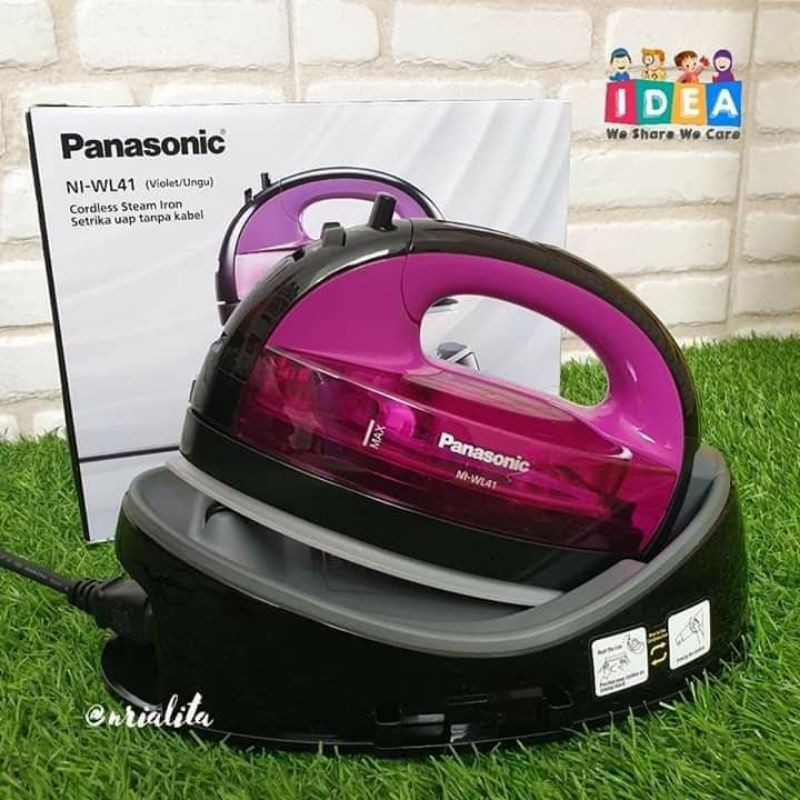 Panasonic NI-WL41VSR Cordless Iron Setrika Uap