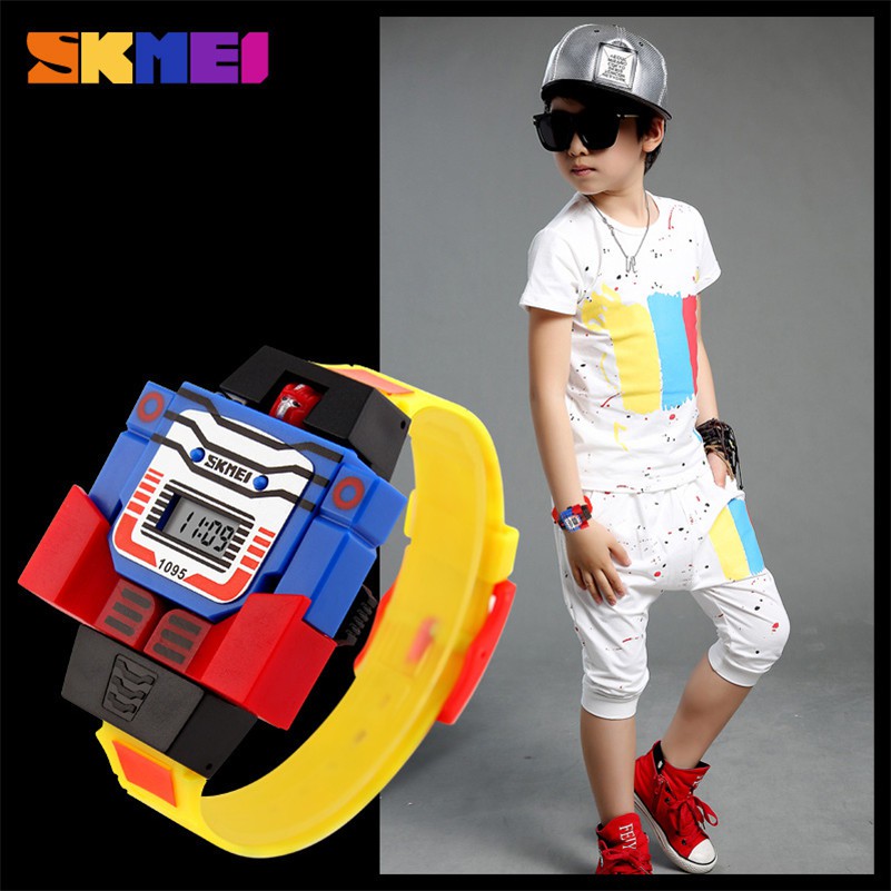 Jam Tangan Anak / SKMEI 1095 / Jam Tangan LED Original / SKMEI