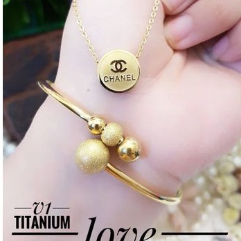 TiTanium set gelang kalung AP08