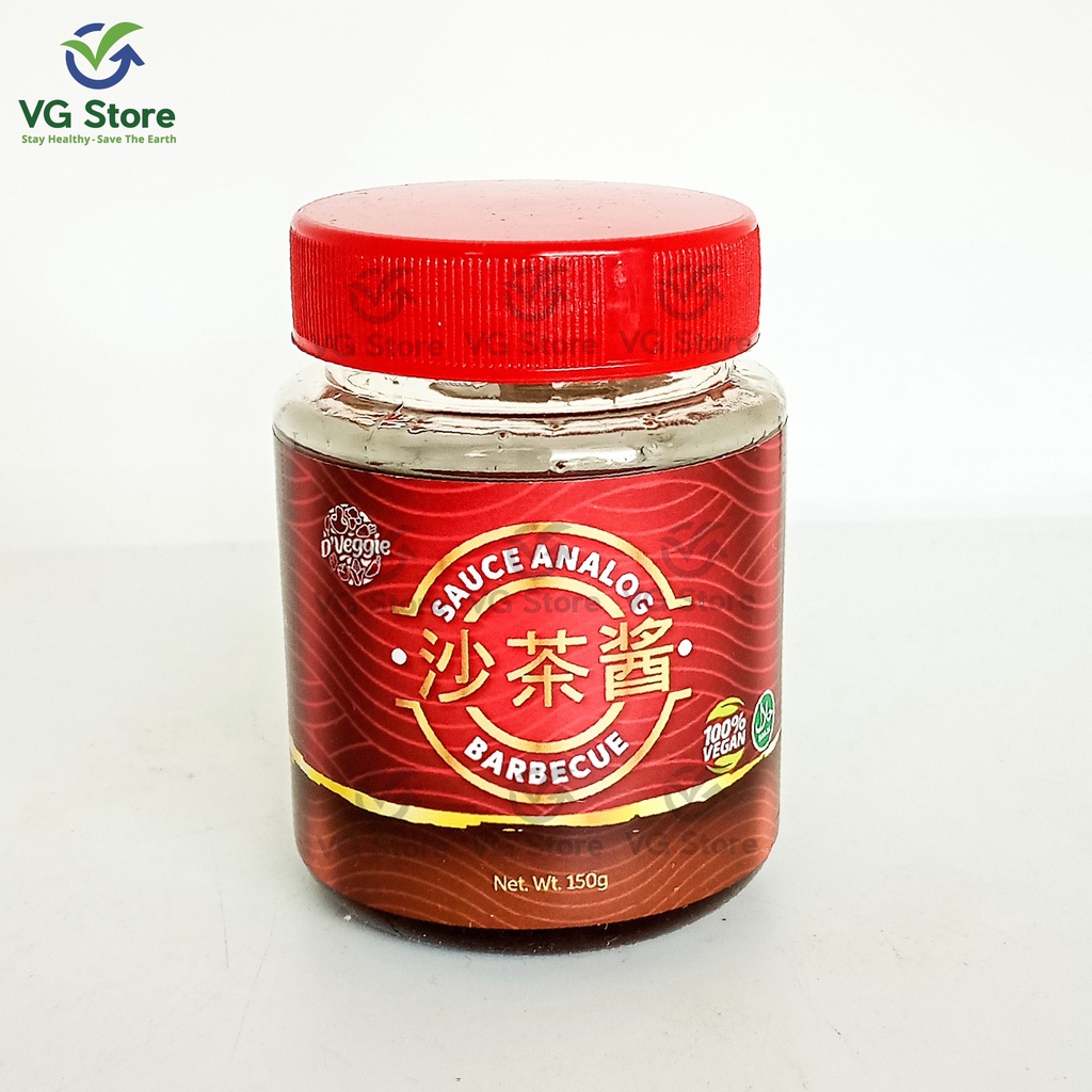 Saus Saos Barbecue Barbeque BBQ Sauce Analog Dveggie bumbu masak Vegetarian