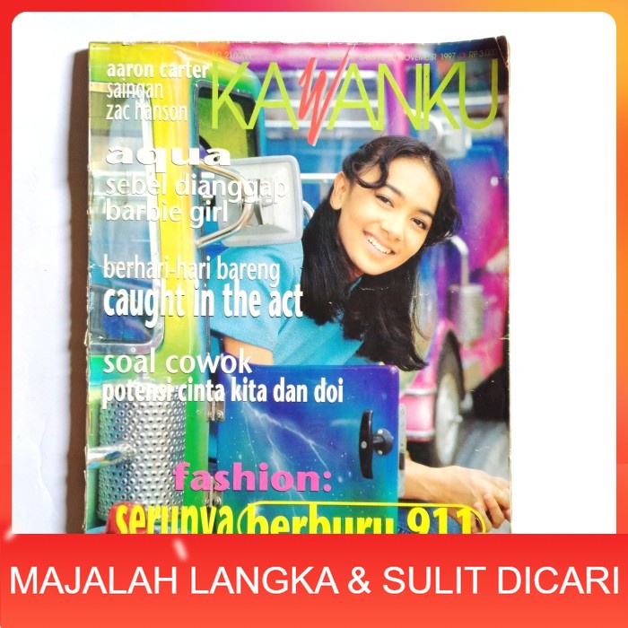 Majalah KAWANKU No.21 Nov 1997 Cover ANANDA LONTOH Langka