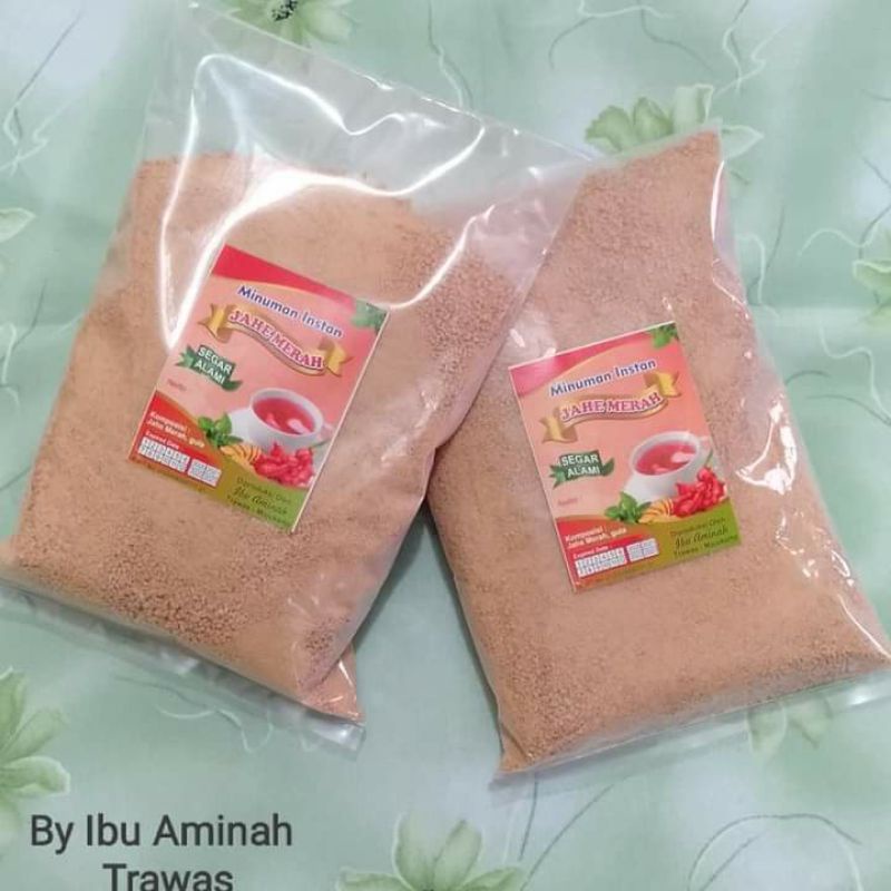 

Jahe Merah serbuk instan home industri Trawas