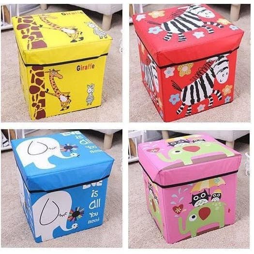 Animal Storage box / Tempat Mainan / Majalah kursi toys kids organizer