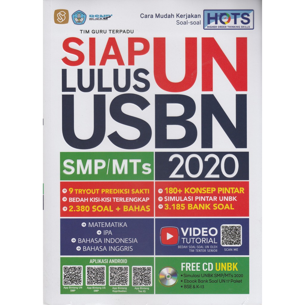 SIAP UN LULUS USBN SMP/MTS 2020 (FREE CD UNBK)-0