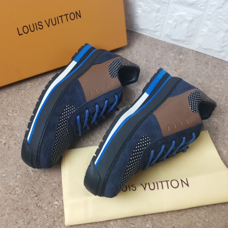 lou is vuitton sneakers sepatu pria mirror quality shoes lv cowok terbaru branded