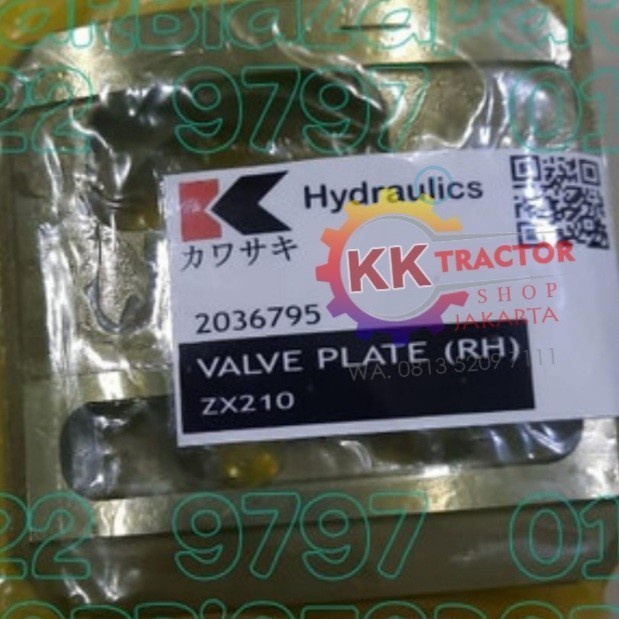 VALVE PLATE RH 2036795 VALVE PLATE MAINPUMP ZX200 VALVE PLATE RH