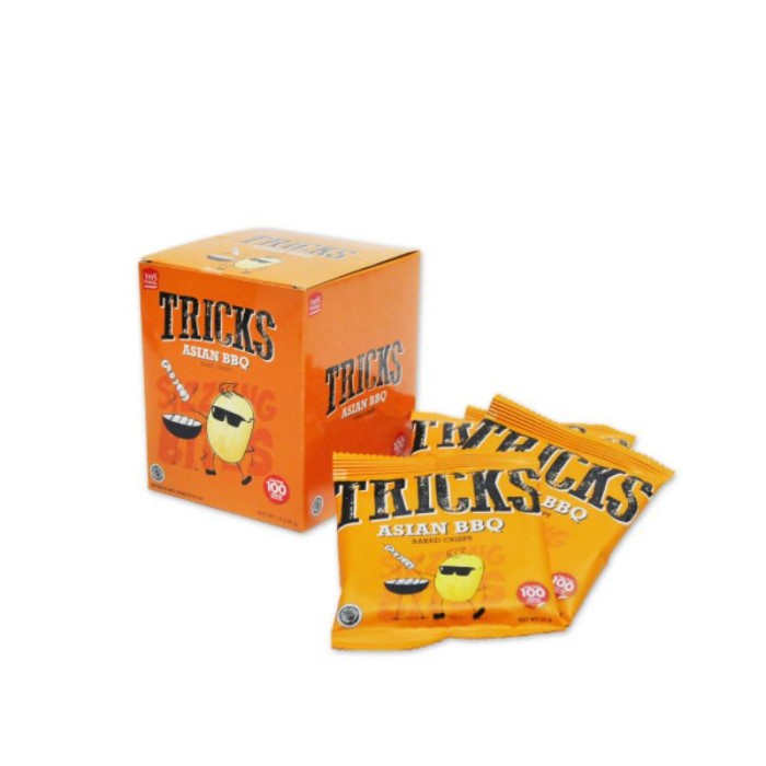 Biskuit Snack Trick Potato Baked Chips box isi 10 pcs