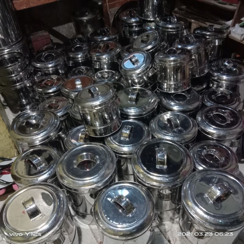 Dandang bakso steanlis dan alumunium uk 22 dan 26