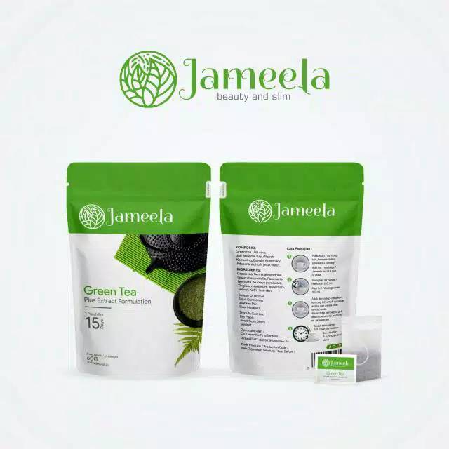 Jameela Beauty and Slim Green Tea / Teh Celup Herbal / Teh Hijau Diet Pelangsing Detox Alami