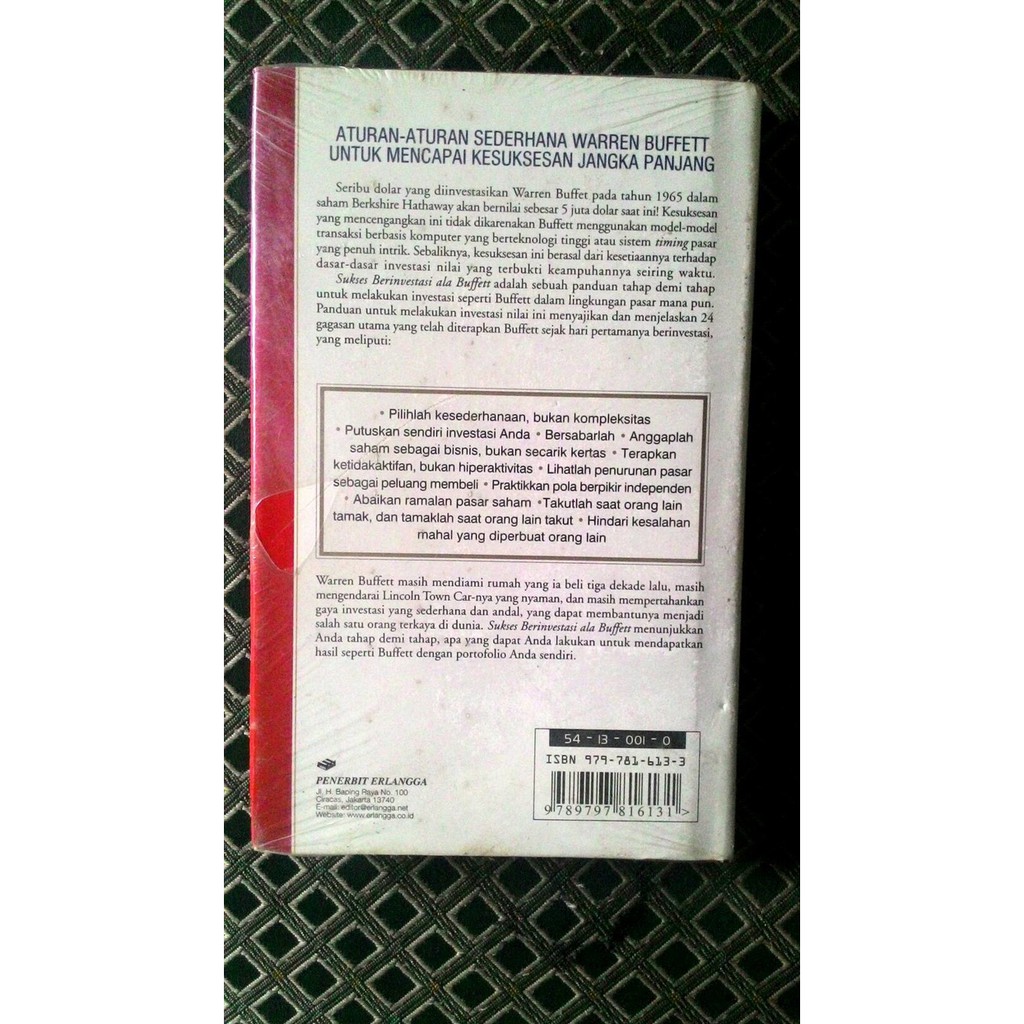 buku bisnis SUKSES INVESTASI ALA BUFFET