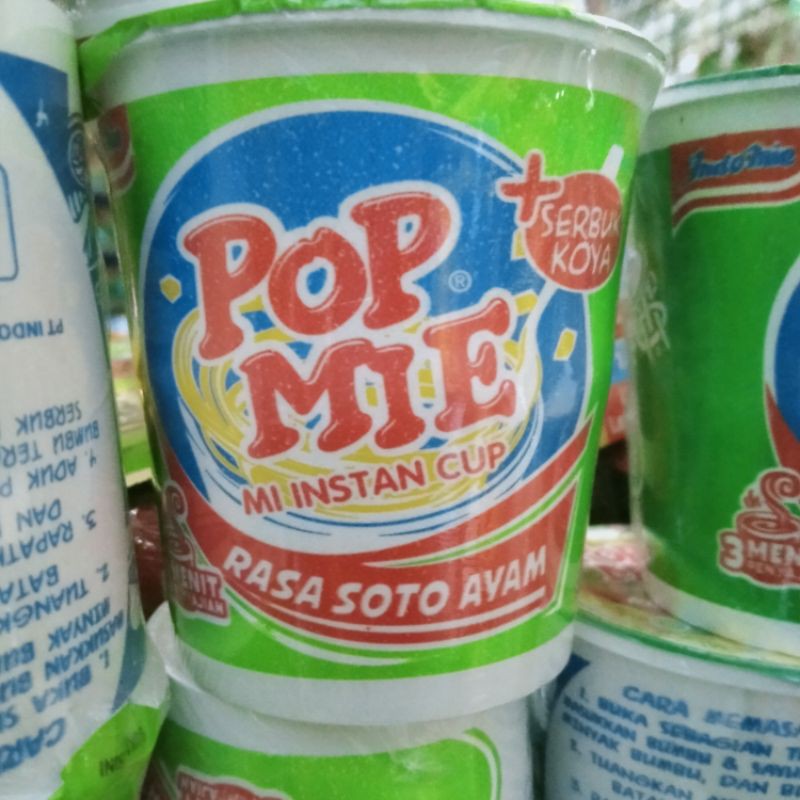 

POP MIE CUP mie instan Rasa SOTO
