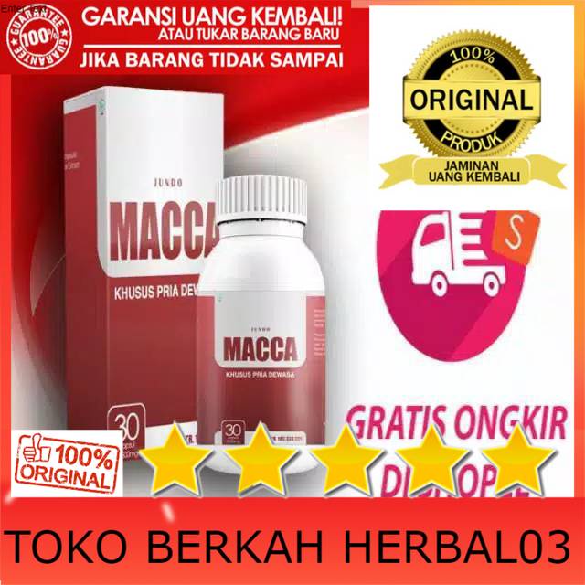 100% ASLI Jundo Macca Original Obat Herbal Stamina Asli