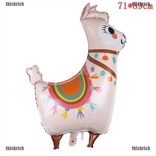 1pc Llama Foil Balloon Cartoon Animal Alpaca Balloon Birthday