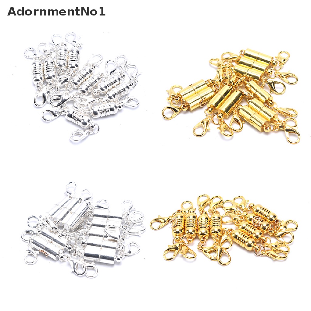 (AdornmentNo1) 10pcs / lot Kait Lobster Magnetik Handmade DIY Untuk Membuat Perhiasan