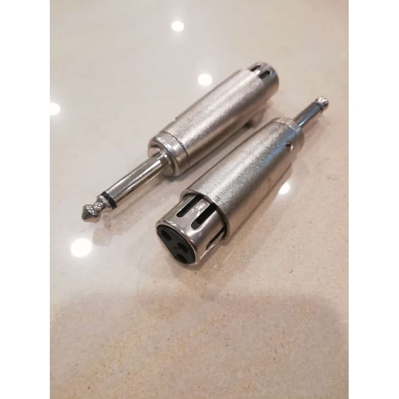 konektor to akai male to xlr male/female buat sambungan - female
