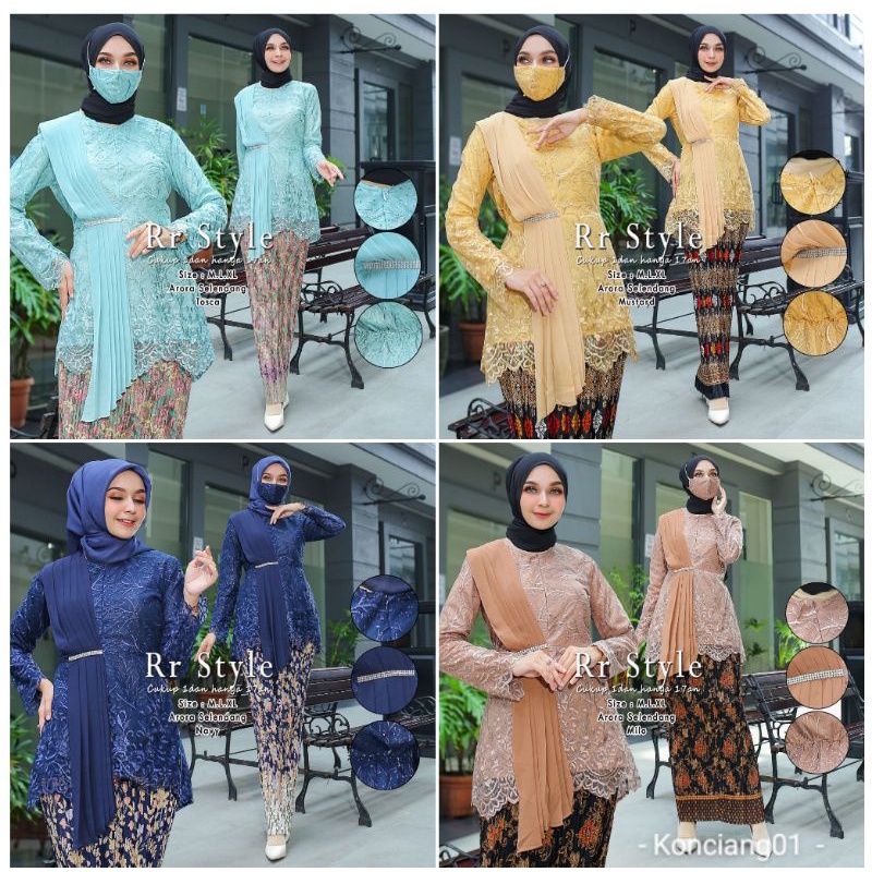 REALPICT STELAN SELENDANG // TUNIK SELENDANG / SLENDANG TERBARU / KEBAYA SELENDANG