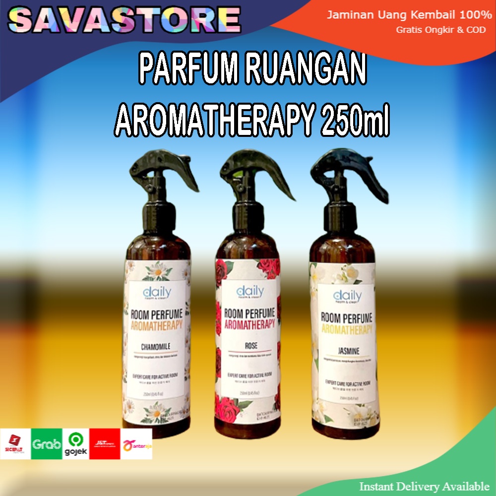 ROOM SPRAY DAILY PENGHARUM RUANGAN ANTIBACTERIAL ANTI KUMAN NO ALCOHOL 250ml