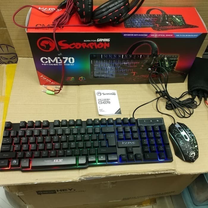 MARVO CM370 Gaming Starter Kit 4 in 1 KEYBOARD