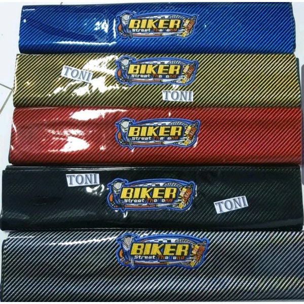 sarung kulit jok BIKER KOTAK carbon motor mio mio j vario jupiter beat vario 110 rx king supra x