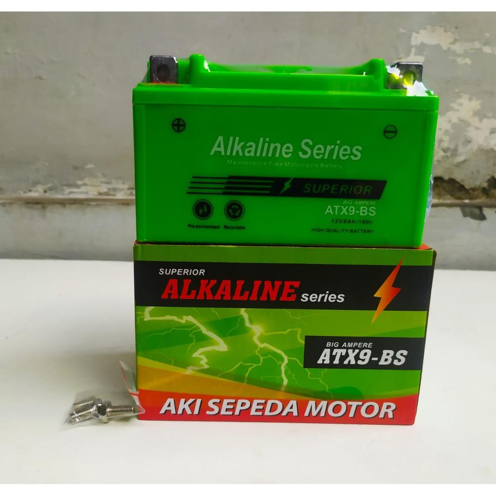 AKI KERING ALKALINE KAWASAKI NINJA 250 KARBU DAN FI - ATX9-BS