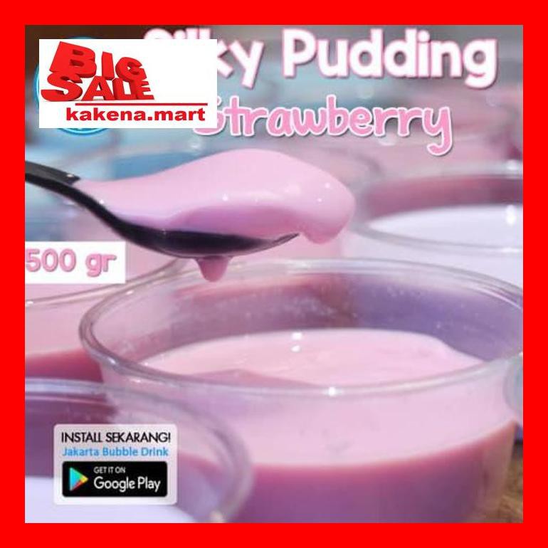 

Kak8Vitxd Silky Puding Strawberry, Powder Bubuk Silki Pudding Sedot Serbuk Pudot S50K50A