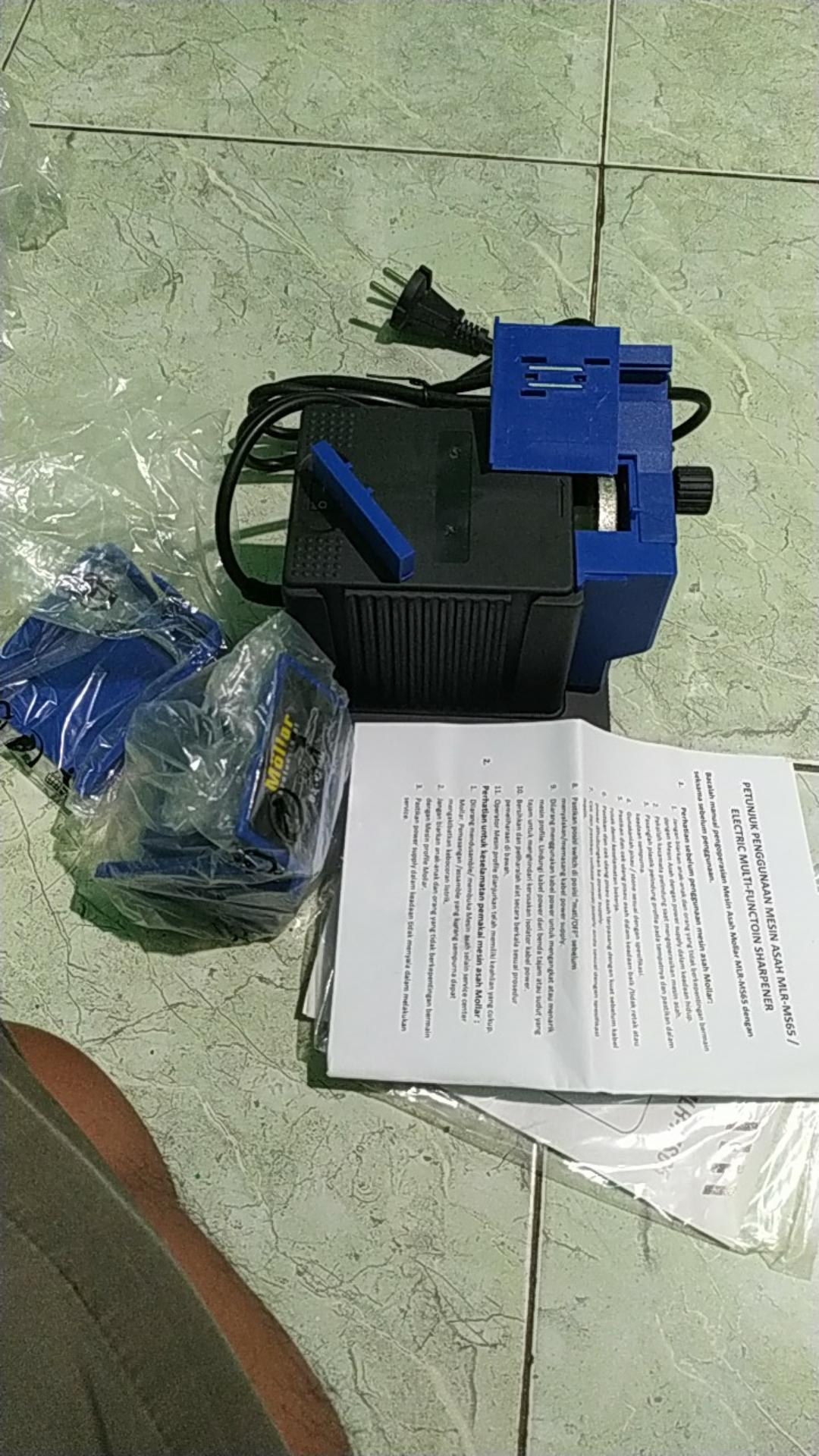 Mollar Mesin Pengasah Asah 3 In 1 Mata Bor - Pisau - Chisel Sharpener