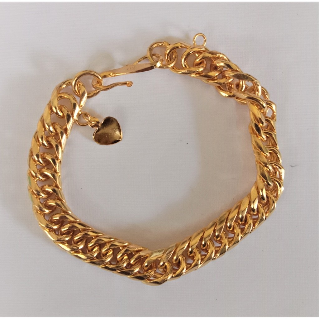 Gelang Emas Rantai Imitasi Besar