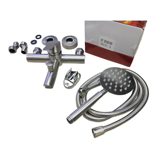 KERAN KRAN AIR PANAS DINGIN BATHTUB BATHUB STAINLESS SUS 304 BAKIP MIX/KRAN KERAN BAKIP KAMAR MANDI WC TOILET HOTEL BATH UP/SHOWER MANDI SET/Kran Bath tub Bathtub Shower Fiotini Keran Bakip Air Panas dan Dingin BERKUALITAS TERBAIK