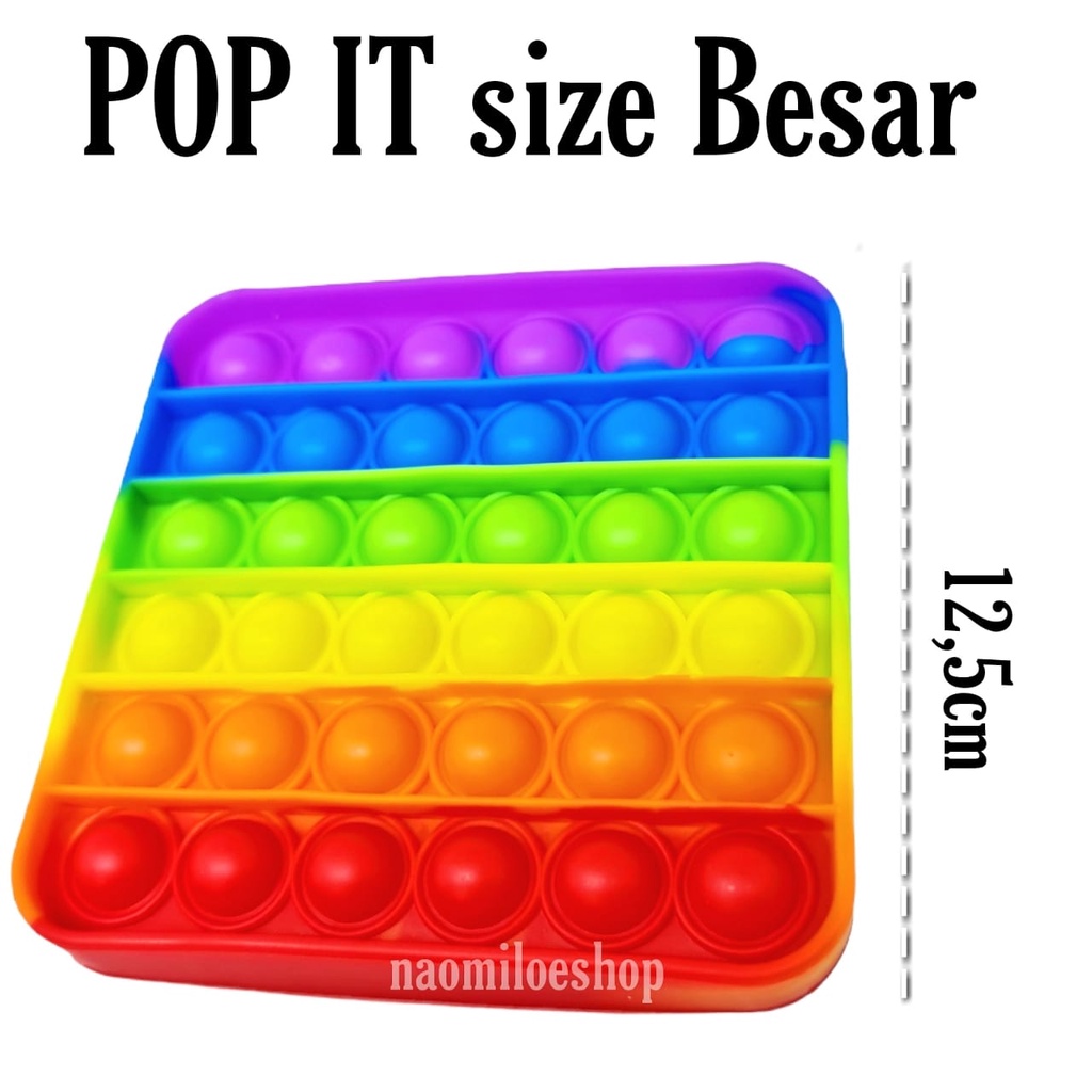 mainan pop it fidget toy shapes mainan penghilang stress anak-4