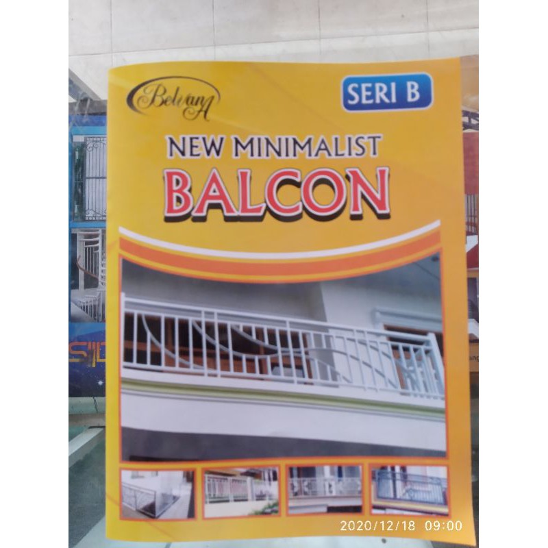 BUKU KATALOG NEW MINIMALIS BALKON ORNAMEN PAGAR BESI