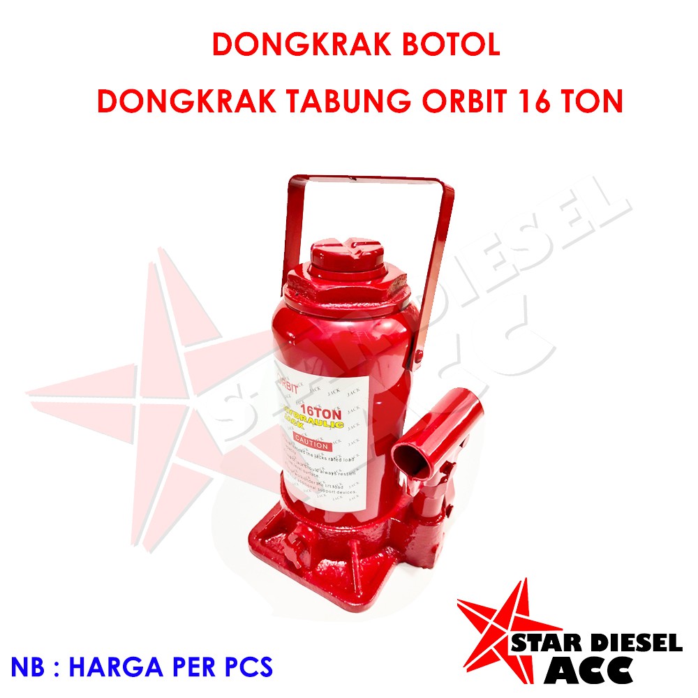 DONGKRAK BOTOL TON HYDRAULIC JACK ORBIT 16 TON DONGKRAK BOTOL DONKRAK MOBIL 16 TON