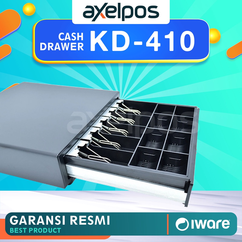 CASH DRAWER / LACI KASIR / LACU UANG KASIR IWARE KD-410