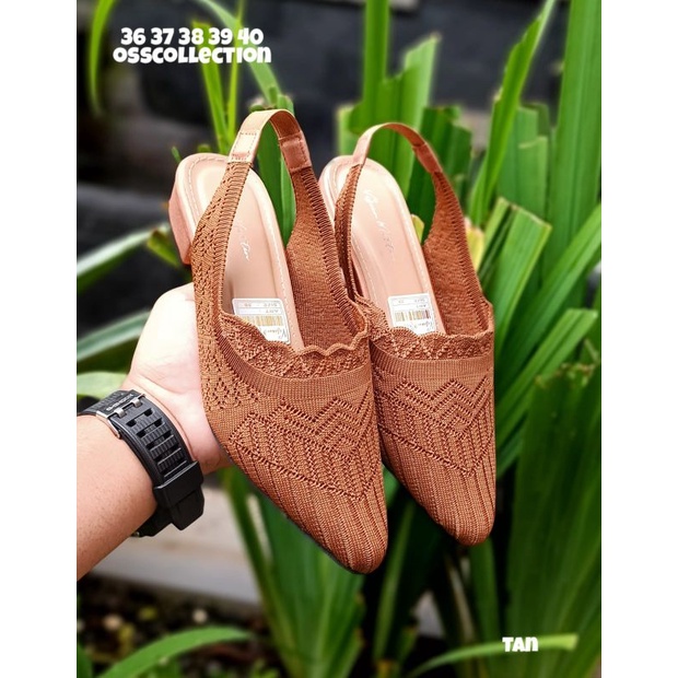 Sandal sepatu rajut by OSS Collection
