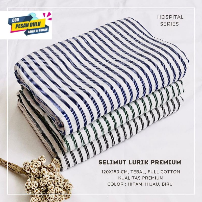 Selimut Salur Halus Cap Kuda Mas Ukuran 120 x 180CM