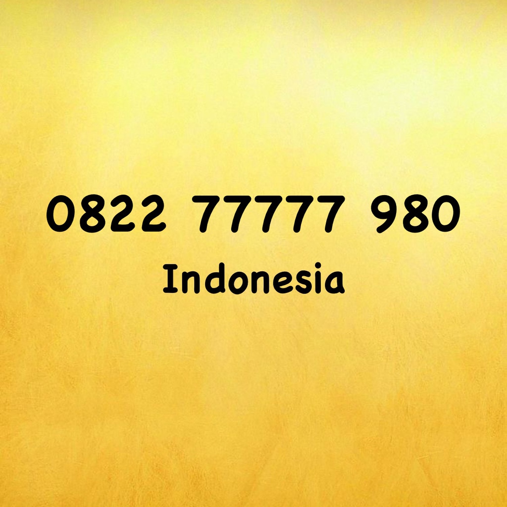 Nomor Cantik Simpati LOOP Urut Tangga - 1979 - 1980 - 0822 7777 7980