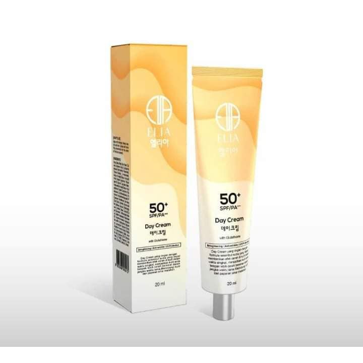 Day Cream Elia Moment SPF 50 Sunscreen Sunblock Wajah Foundation
