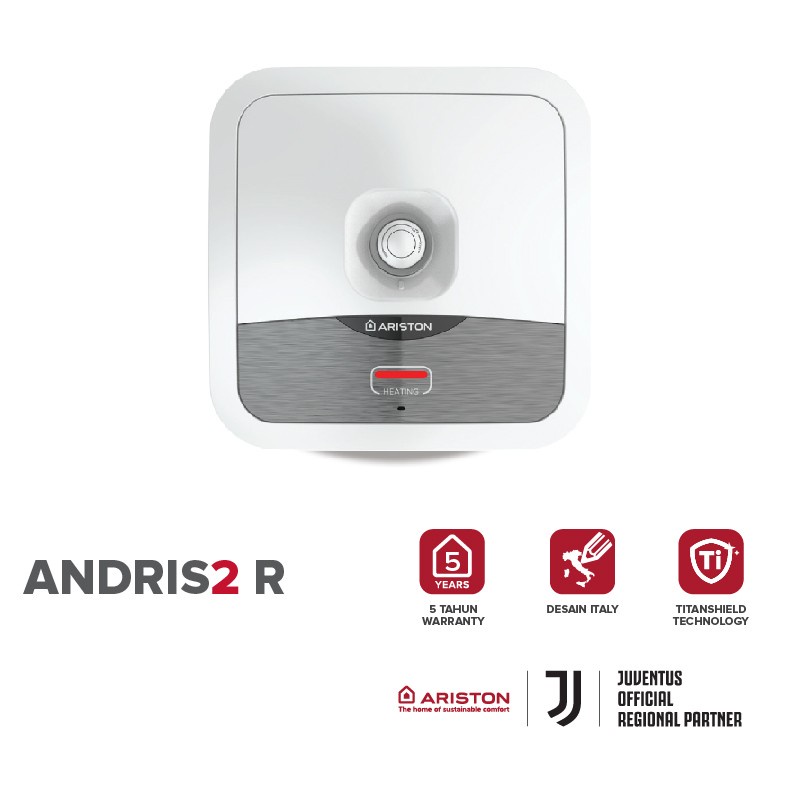 ARISTON Water Heater Andris2 R 15 Liter 350 Watt / ARISTON Electric Water Heater 15 Liter AN2 15R 350ID