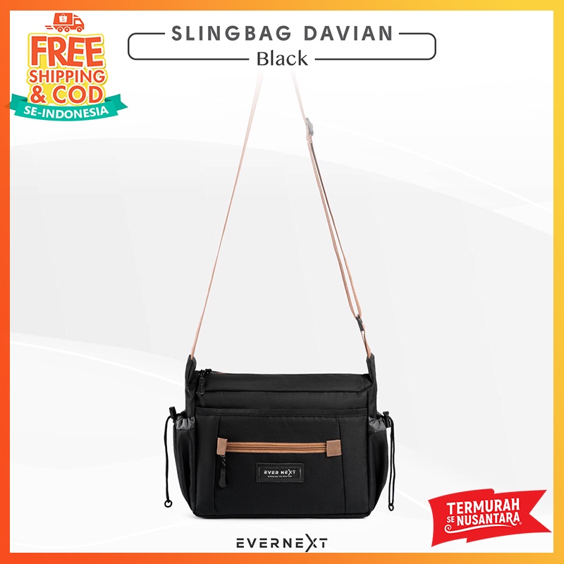 Tas Selempang Pria Sling bag Slempang Kerja Distro Besar Murah Promo Tas Bahu Cowok Ori hp kamera Trendy