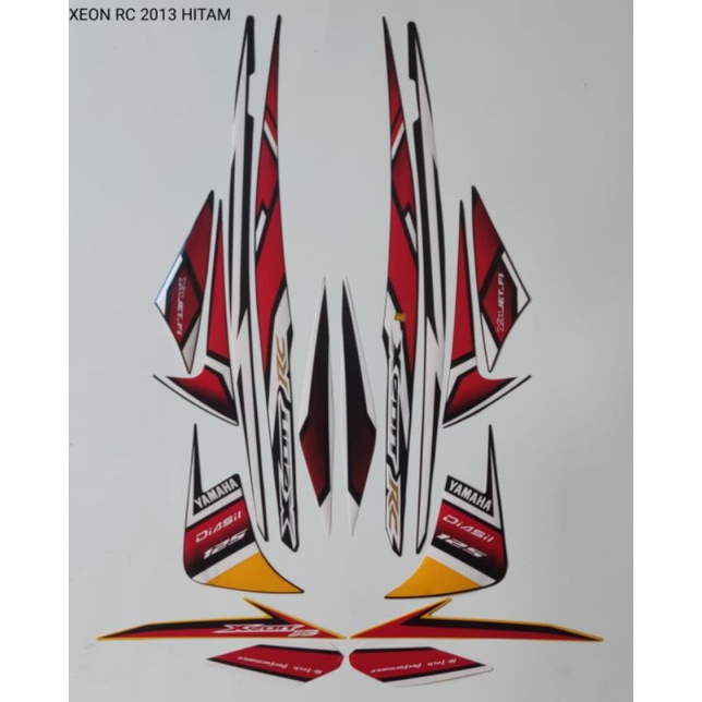 STRIPING XEON RC 2013 HITAM