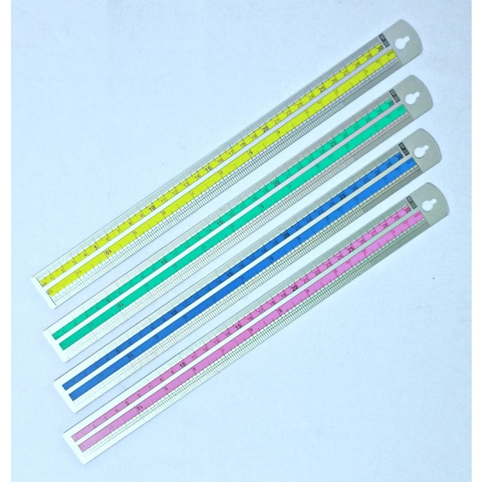 

Berkualitas Bos Microtop Penggaris Aluminium 30 Cm/ Garisan/ Besi/ Ruler/ Sekolah Murah