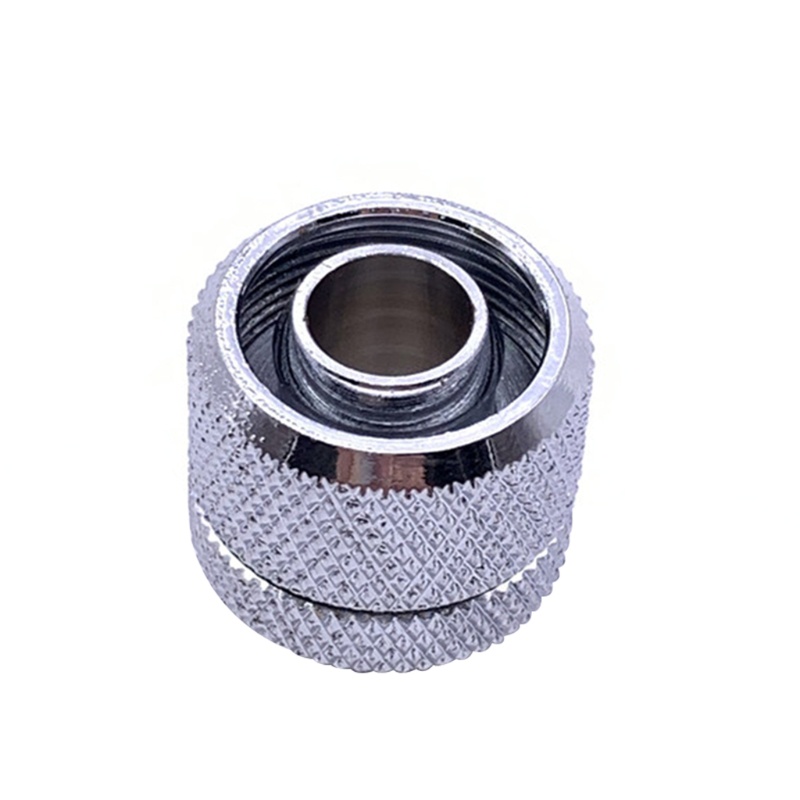 Bt Kuningan G1/4Benang Fitting Kompresi Tabung Lembut Untuk 10x13mm Soft Tube PC Konektor Menyegarkan Air 8buah