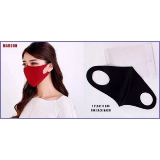 Masker Scuba Kain Dewasa Warna Polos Murah