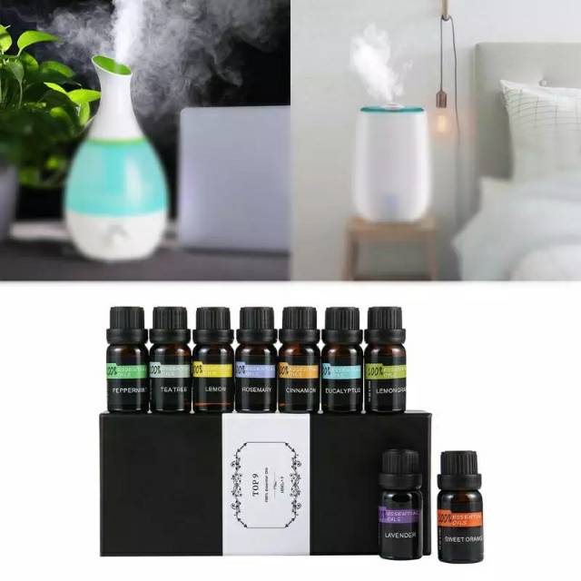 ESSENTIAL OIL PURE 100% AROMATHERAPY MINYAK ESENSIAL AROMATERAPI HUMIDIFIER DIFFUSER FIRSTSUN 10ML